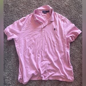 Polo by Ralph Lauren Men’s Classic Pink Polo Shirt